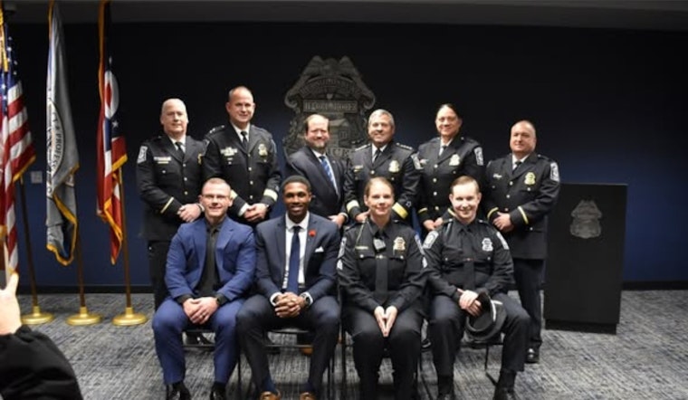 Reynoldsburg Police Welcome New Officers and Celebrate Sergeant Connors' Promotion