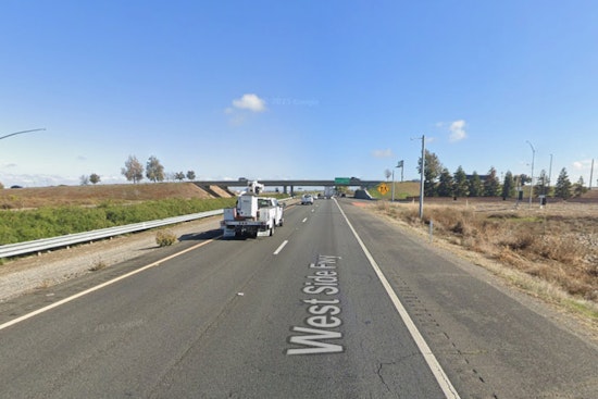 Rice-Hauling Big Rig Catches Fire on I-5 Near Sacramento Airport, Causes Traffic Mayhem