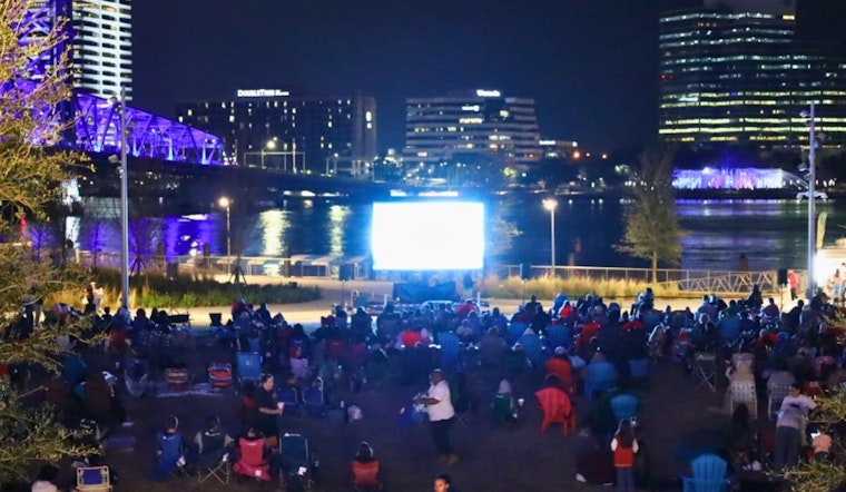 Riverfront Plaza Becomes Jacksonville's Open-Air Cinema, Hosts 'Movies in the Park' Series