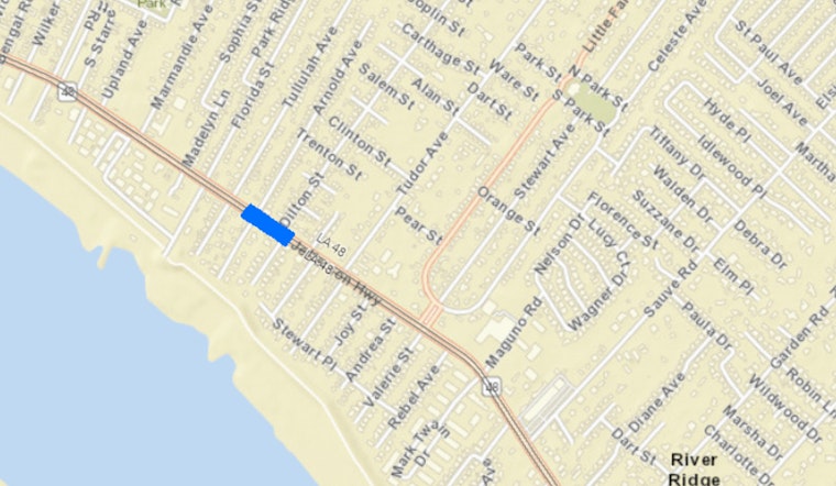 Roadwork on Jefferson Hwy in Jefferson Parish, Commuters Advised to Plan Ahead