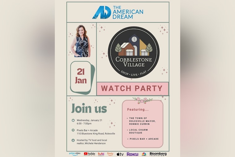 Rolesville, NC to Host Community Watch Party Featuring Mayor and American Dream Network