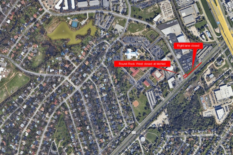 Round Rock Commuters Face Detours as Intersection Upgrades Commence at McNeil and Round Rock West Drive