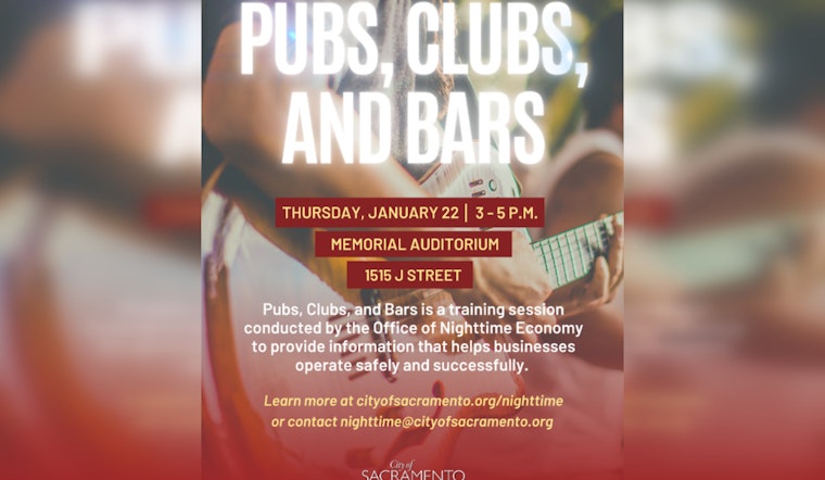 Sacramento Boosts Nightlife Safety and Business Acumen with Free "Pubs, Clubs, and Bars" Training Boot Camp