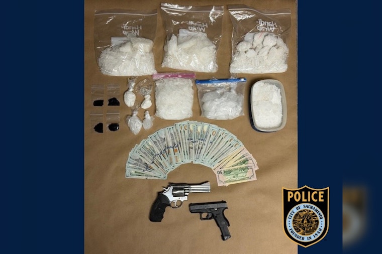 Sacramento Police Department Cracks Down on Drugs and Weapons, Three Arrested in South Sacramento Bust