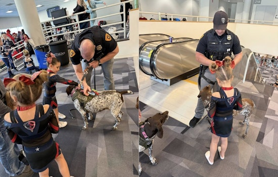 Salt Lake City Cheer Event Participants Show Appreciation to Police Officers and K-9 Partners at Salt Palace
