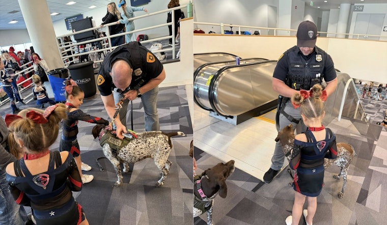 Salt Lake City Cheer Event Participants Show Appreciation to Police Officers and K-9 Partners at Salt Palace