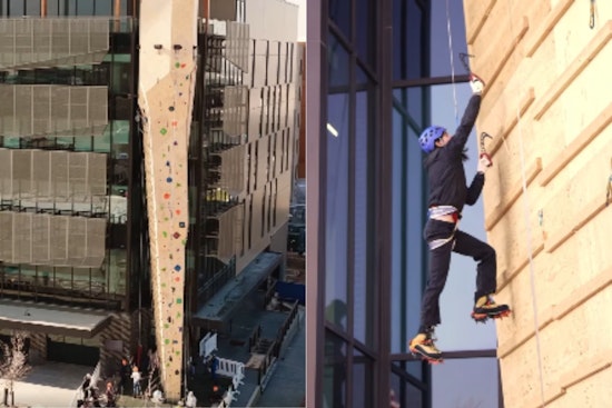 VIDEO: Salt Lake City's Millcreek Common Unveils the Nation's Tallest Dry Tooling Wall for Climbing Aficionados