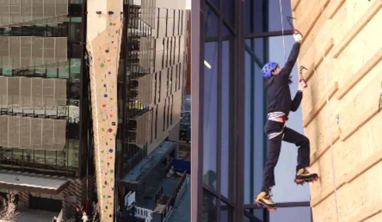 VIDEO: Salt Lake City's Millcreek Common Unveils the Nation's Tallest Dry Tooling Wall for Climbing Aficionados