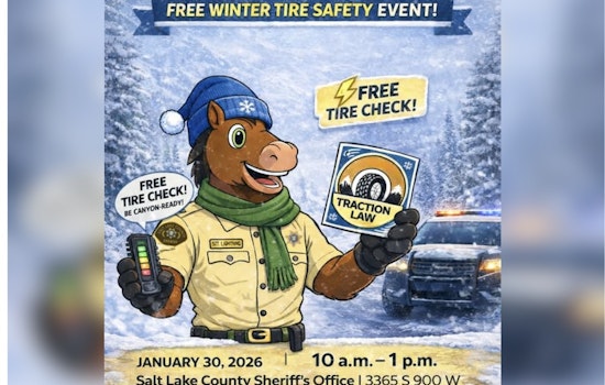 Salt Lake County Sheriff's Office Teams Up with UDOT for Free Winter Driving Safety Event