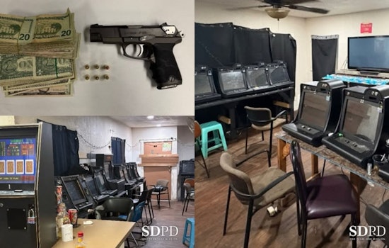 San Diego Police Raid Unveils Illegal Gambling Operation in City Heights, Nine Arrested
