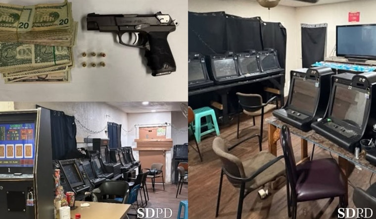 San Diego Police Raid Unveils Illegal Gambling Operation in City Heights, Nine Arrested