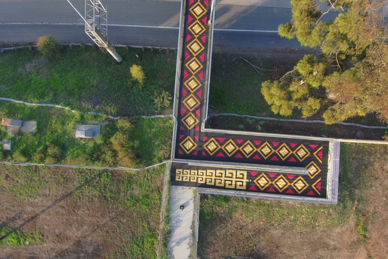 San Diego's 30th Street Bridge Unveils Vibrant Art Installation Celebrating Local Latino Heritage