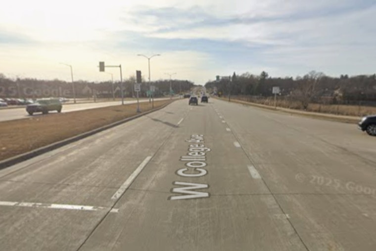 Semitrailer Fire Shuts Down I-94 Southbound Near College Avenue in Milwaukee
