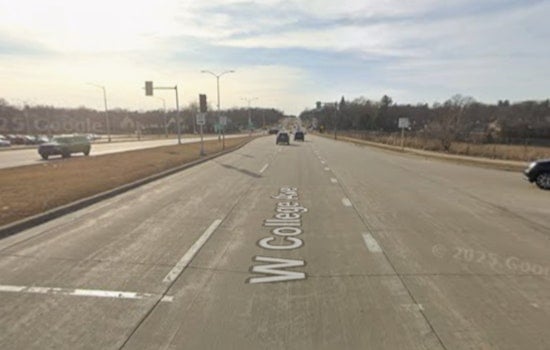 Semitrailer Fire Shuts Down I-94 Southbound Near College Avenue in Milwaukee
