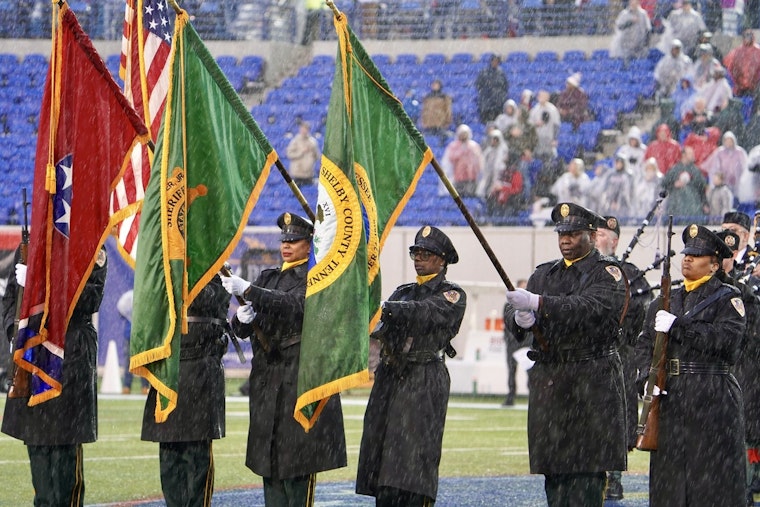 Shelby County Sheriff's Office Honors Public Servants at 67th Annual AutoZone Liberty Bowl in Memphis
