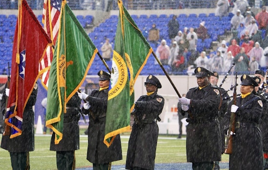 Shelby County Sheriff's Office Honors Public Servants at 67th Annual AutoZone Liberty Bowl in Memphis