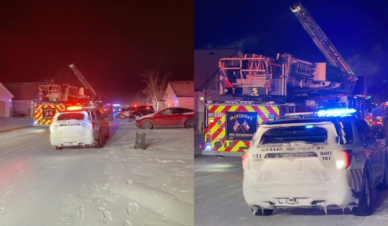 Slick Roads, Hot House: McKinney Deputies Sound Alarm In District 110 Blaze
