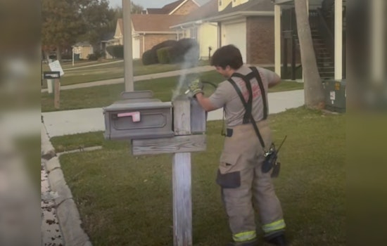 Slidell Firefighters Extinguish Mailbox Fire, Sparingly Saving Mail and Birdhouse