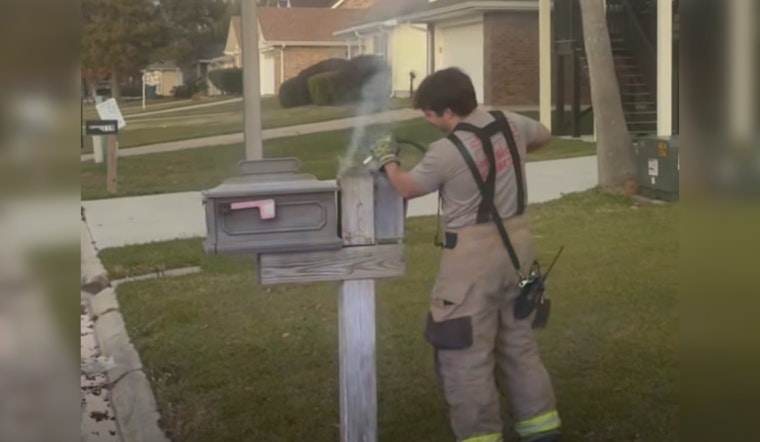Slidell Firefighters Extinguish Mailbox Fire, Sparingly Saving Mail and Birdhouse