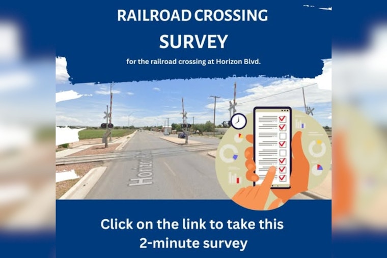 Socorro Seeks Public Feedback on Horizon Blvd Railroad Crossing Upgrades via Online Survey