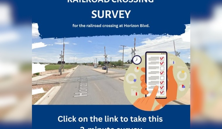 Socorro Seeks Public Feedback on Horizon Blvd Railroad Crossing Upgrades via Online Survey
