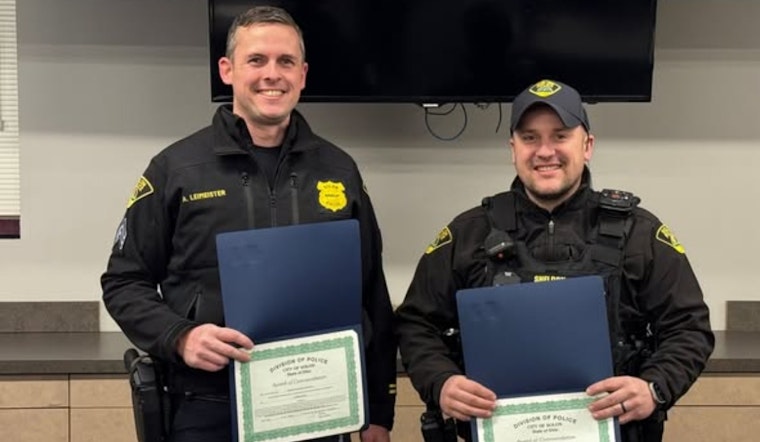 Solon Police Officers Honored with Lifesaving Commendation for Swift Action During Cardiac Emergency
