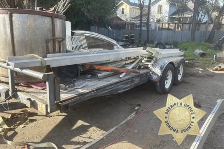 Sonoma County Sheriff's Office Busts Chop Shop, Santa Rosa Man Charged with Vehicle Theft and Operation