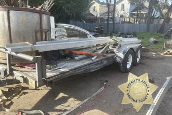 Sonoma County Sheriff's Office Busts Chop Shop, Santa Rosa Man Charged with Vehicle Theft and Operation
