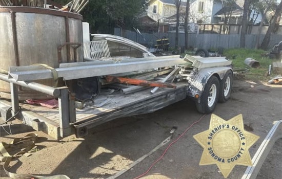 Sonoma County Sheriff's Office Busts Chop Shop, Santa Rosa Man Charged with Vehicle Theft and Operation
