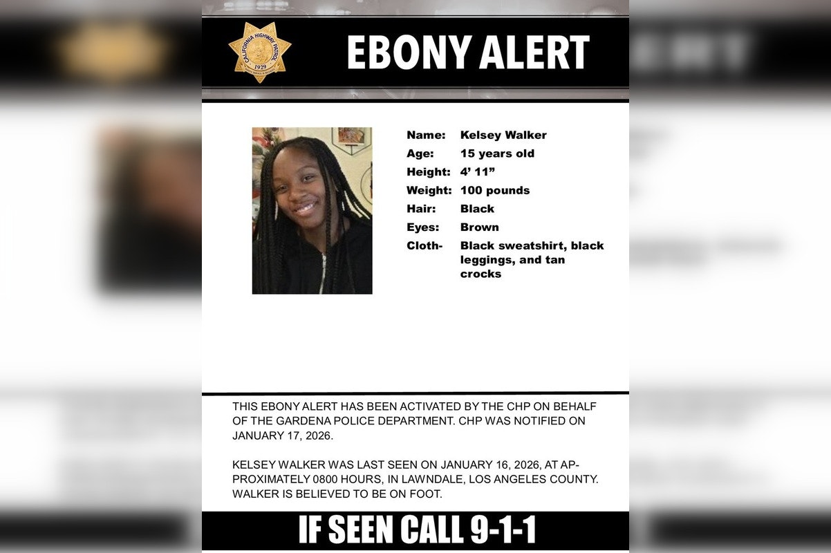 South Bay On Edge As Ebony Alert Issued For 15-Year-Old Kelsey Walker
