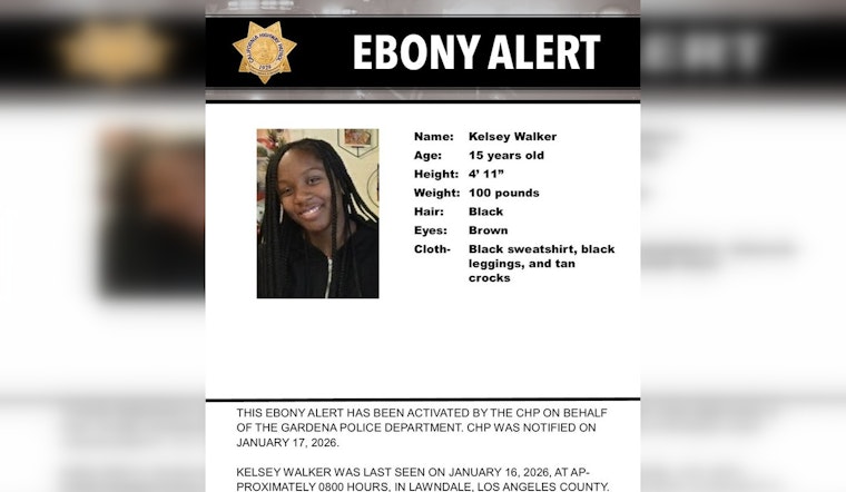 South Bay On Edge As Ebony Alert Issued For 15-Year-Old Kelsey Walker
