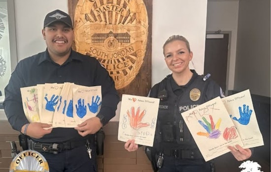 South Jordan Daycare Spreads Cheer with Surprise Gratitude Visit to Local Police