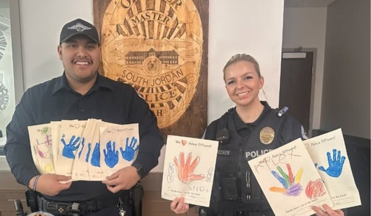 South Jordan Daycare Spreads Cheer with Surprise Gratitude Visit to Local Police