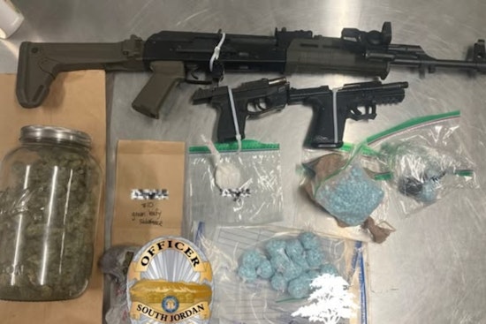 South Jordan Police Lead Multi-Agency Fentanyl Crackdown, Seize Drugs and Firearms in Salt Lake Valley