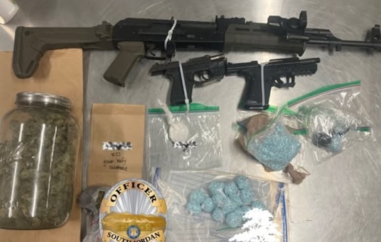 South Jordan Police Lead Multi-Agency Fentanyl Crackdown, Seize Drugs and Firearms in Salt Lake Valley