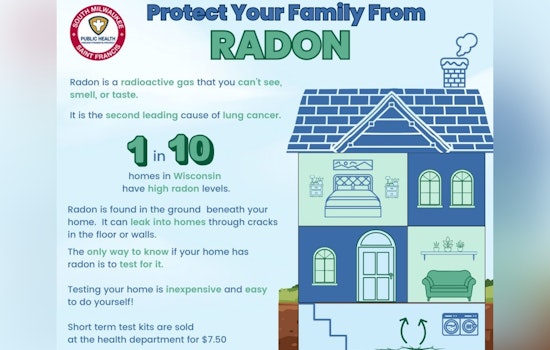 South Milwaukee and St. Francis Health Department Promote Radon Awareness, Offer Affordable Test Kits for Lung Cancer Prevention