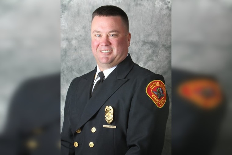 Speedway Fire Department Celebrates Battalion Chief Hartman’s Three Decades of Community Service