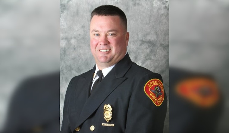 Speedway Fire Department Celebrates Battalion Chief Hartman’s Three Decades of Community Service