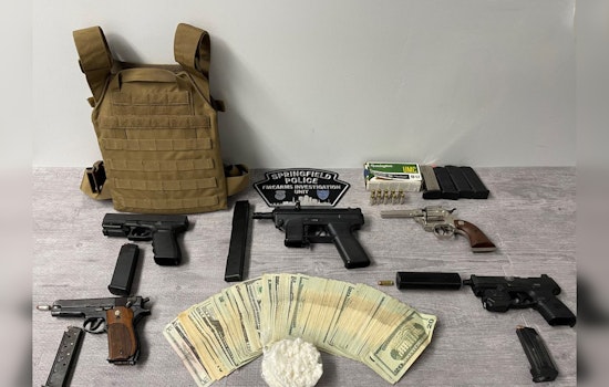 Springfield Police Confiscate Illegal Firearms and Drugs on Adams Street, Multiple Arrests Made