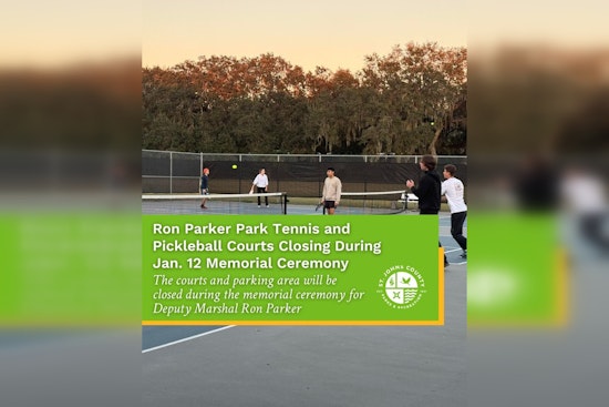 St. Augustine Beach's Ron Parker Park Courts to Close for Memorial Ceremony
