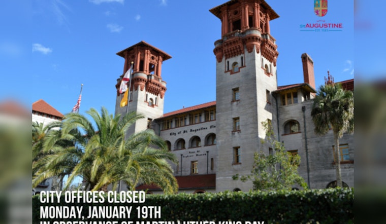 St. Augustine Honors MLK Day with Office Closures and Free Parking, Reminds Public of Enforcement Policies