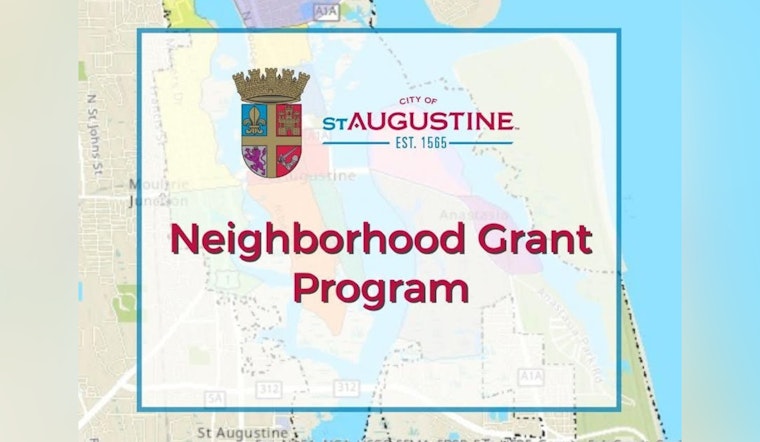 St. Augustine Opens Applications for Neighborhood Grant Program to Beautify and Unite Communities