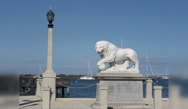 St. Augustine’s Bridge of Lions to Close Overnight for Statue Safeguarding Ahead of Seawall Project