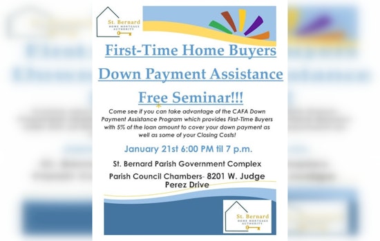 St. Bernard Parish Offers Hope to First-Time Homebuyers with Free Down Payment Assistance Seminar