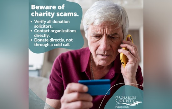 St. Charles County Public Health Warns of Donation Scams, Offers Tips for Safe Philanthropy