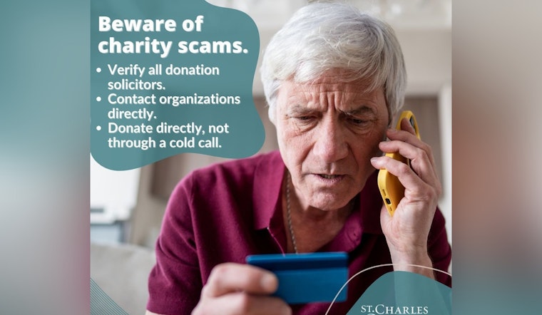 St. Charles County Public Health Warns of Donation Scams, Offers Tips for Safe Philanthropy