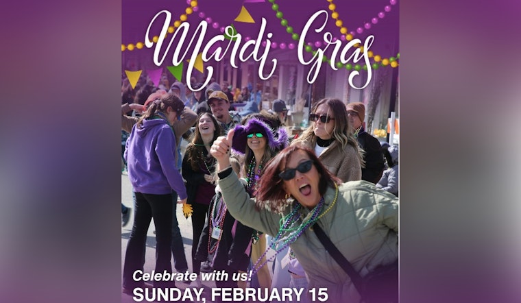 St. Charles, Missouri Ready to Roll Out the Beads for Mardi Gras Main Street Parade