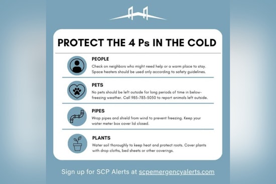 St. Charles Parish Prepares for Bitter Cold, Officials Coordinate Safety Measures Amid Falling Temperatures