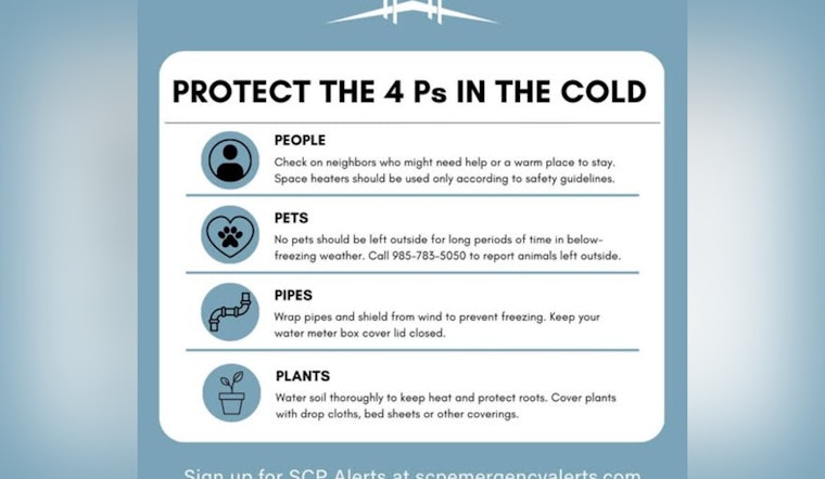 St. Charles Parish Prepares for Bitter Cold, Officials Coordinate Safety Measures Amid Falling Temperatures
