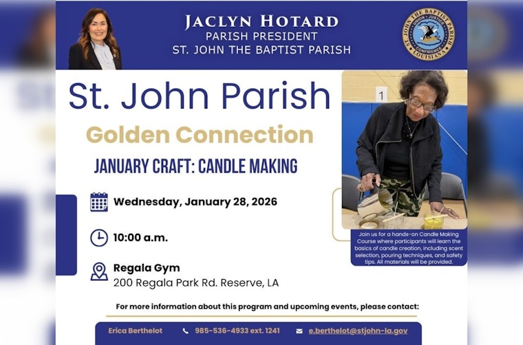 St. John the Baptist Parish Hosts Free Candle-Making Event for Seniors to Spark Creativity and Companionship